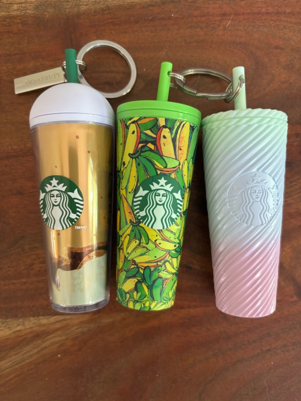 Starbucks Keychain Tumbler bundle of 3